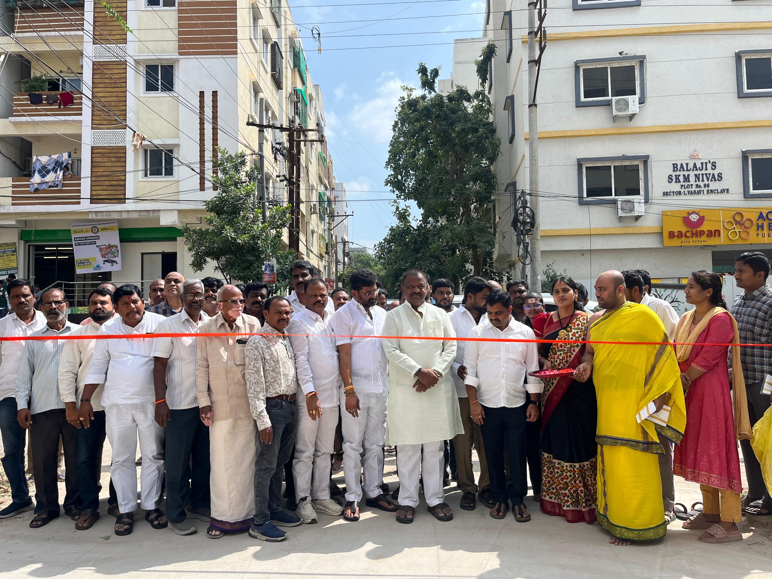 ప్రగతి నగర్ 276వ డివిజన్ వాసవి కాలనీలో CMC నిధులతో అభివృద్ధి పనులకు శ్రీకారం